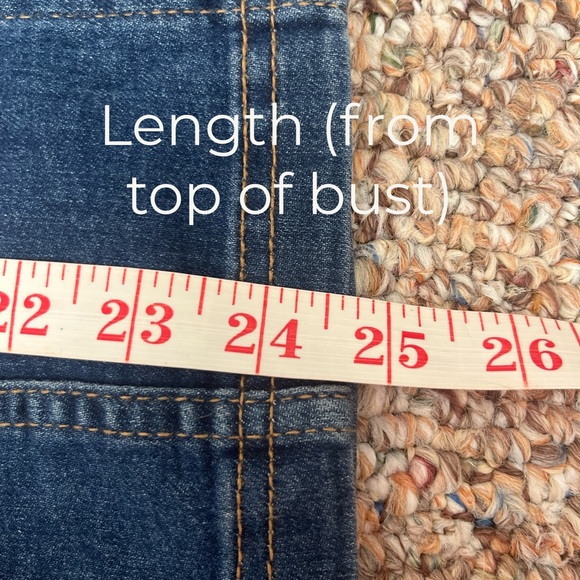 Divided Women’s Denim Stretch Belted Jumper Size XXS - Picture 5 of 7